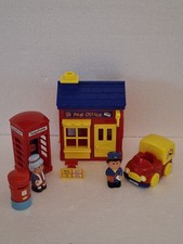 ELC Happyland Post Office With Sounds Van Phonebox Postbox 2 Figures (B) VGC