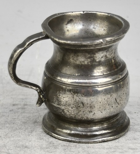 Fine antique pewter gill - antique,