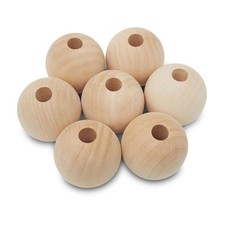 Unfinished Wooden Ball Beads