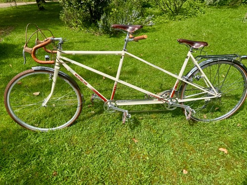 1980s vintage tandem - tandem, bicycle