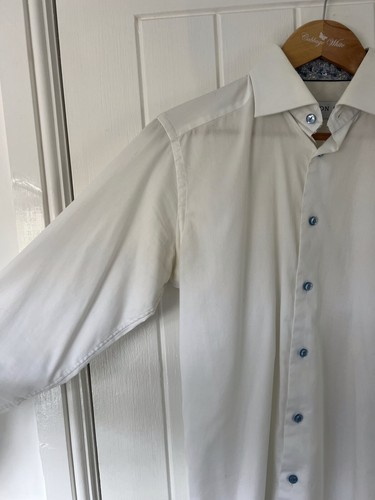 Eton white cotton shirt mens - eton,