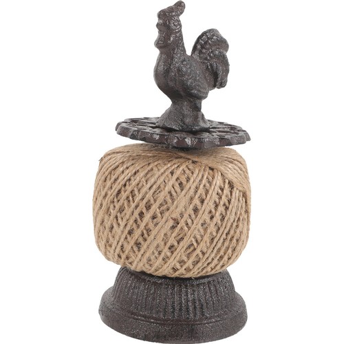 Sturdy iron rooster decor rope - rooster,