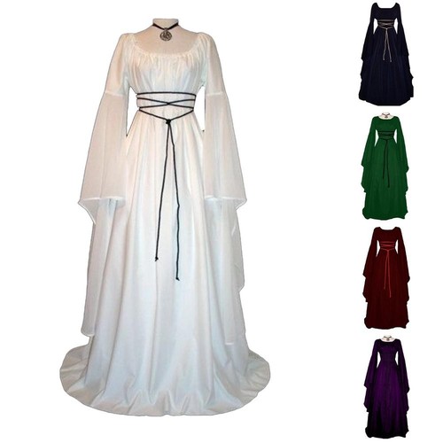 Women retro medieval gown - medieval,