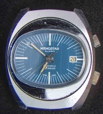 Memostar Alarm Men's Hand-Wind Sicura Movement Vintage Watch -- Spares/Repairs
