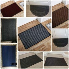 Heavy Duty Door Mat Welcome Mat Outdoor Front Door mat Halfmoon Rectangle