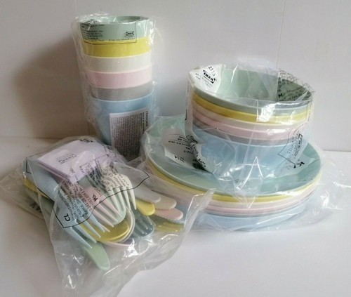 Pieces plastic plate - plate, cups