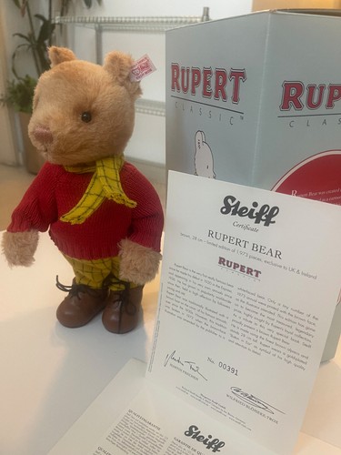 Steiff rupert bear ean 653599 - rupert,
