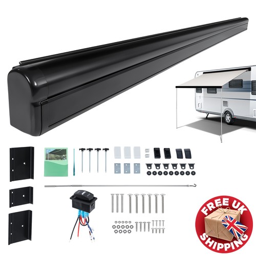 Electric awning wind roll out - electric,