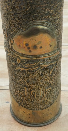 Ww1 trench art vase - vase, french
