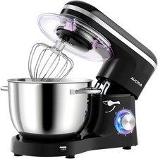 Aucma Stand Mixer, 6.2L Food Mixers for Baking, Electric Kitchen Mixers with Bow