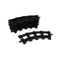 LEGO ® DUPLO RAILWAY TRACKS 6 TRAIN BLACK curved LONG CURVED TRACK TRAIN GL