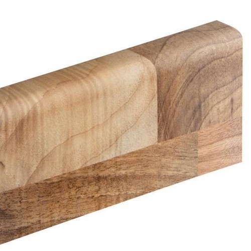 Walnut block laminate worktop - walnut,
