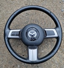 MAZDA MX5 MK3 STEERING WHEEL - NC (2005 to 2014) BLACK + BAG  MK3.5