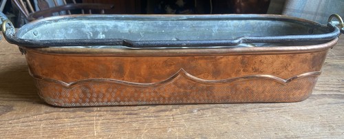 Old vintage copper fish - old,