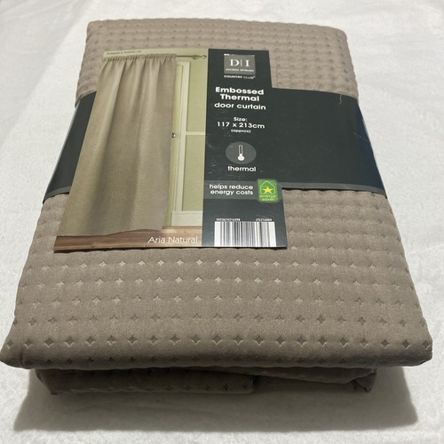 Embossed thermal door curtain - thermal,