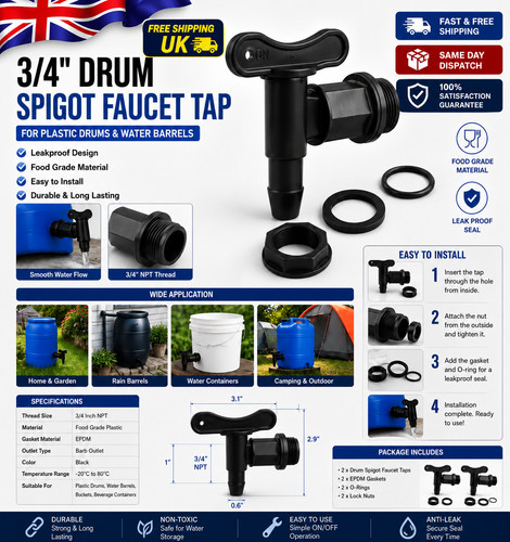 Replacement water tank tap - replacement,