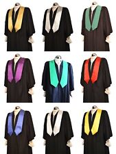 Satin Graduation Honour Stole University Bachelor Colour Sash - Gown Accessory