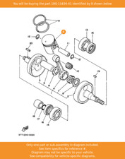 YAMAHA Piston (0.50mm O/s)