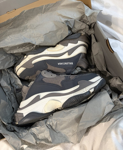 Balenciaga triple grey white - s, grey/white
