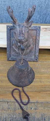 Cast iron rustic stag - cast,