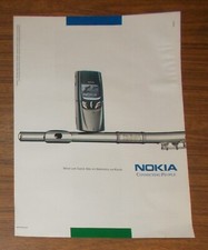 Rare Advertising Nokia 8850 Commitment to Classic 1999