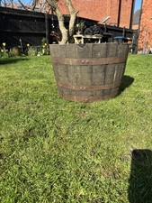 Half Oak Whiskey Barrel Tree