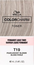 WELLA T19TONER - PERMANENT LIQUID HAIR TONER - PEARLESCENT BLONDE - FREE POSTAGE