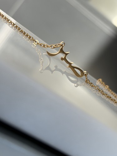 Women 18k gold - plated, arabic