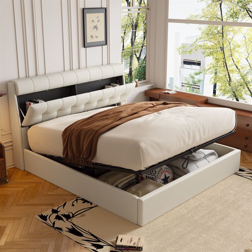 4ft6 double size ottoman gas - 4ft6,