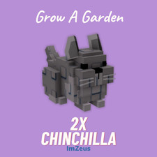 2x Chinchilla - Roblox Grow A Garden - Gag