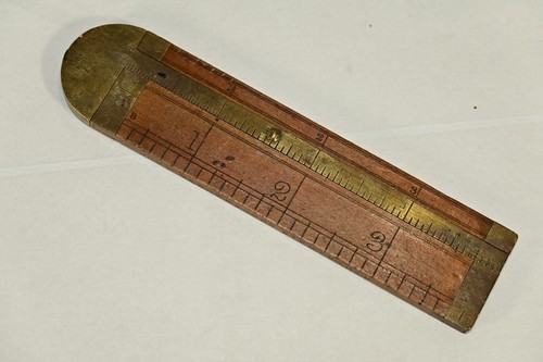 Antique brass and boxwood - antique,