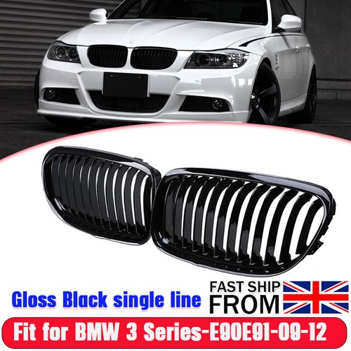 Pair gloss black - black, kidney