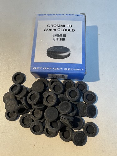 100 25mm closed - 100, rubber