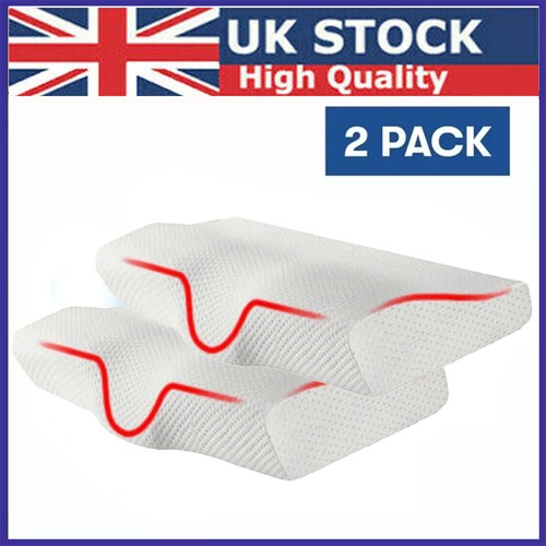 2pcs memory foam groove pillow - memory,