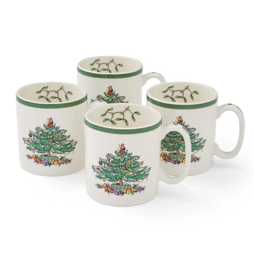 Spode christmas tree - spode, set