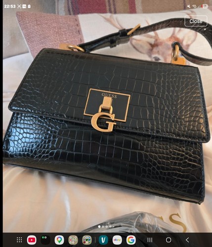 Guess handbag with detachable - with,