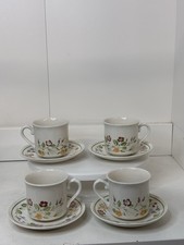 BILTONS WOOLWORTHS COUNTRY LANE CUPS AND SAUCERS X 4 EXCELLENT