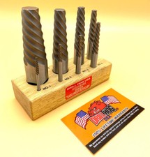 Drill Hog USA Spiral Easy Outs Set Round Screw Extractor Lifetime Warranty 8 Pc