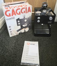 Gaggia Cubika Plus Espresso Cappuccino Machine GOOD WORKING ORDER 