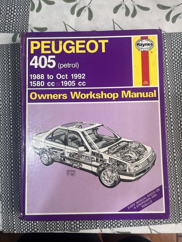 Peugeot 405 petrol haynes - peugeot,