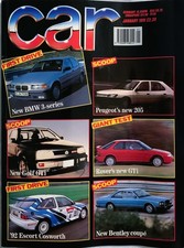 CAR MAGAZINE JAN-1991 - Lotus