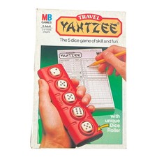 Vintage Yahtzee Travel Dice Game by MB Games 1983 Complete VGC