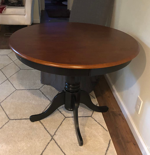 Round dining table solid - table,