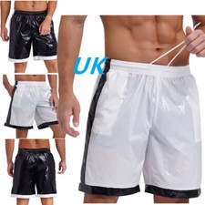 UK Men Shiny Shorts Water