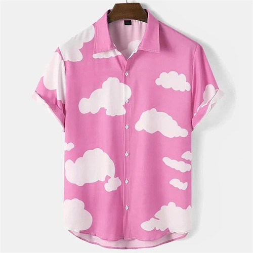 Mens button down - down, cloud