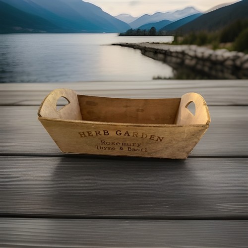 Wooden garden herb - wooden,