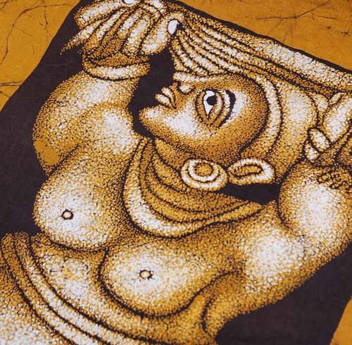 Vintage yoruba african batik - yoruba,