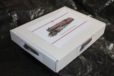 HORNBY PRINCESS ELIZABETH 6201 LOCO LMS MAROON STORAGE BOX x 7 ACID FREE POCKETS