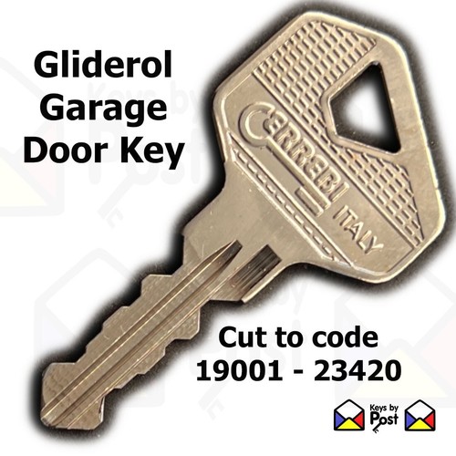 Gliderol garage door key cut - gliderol,