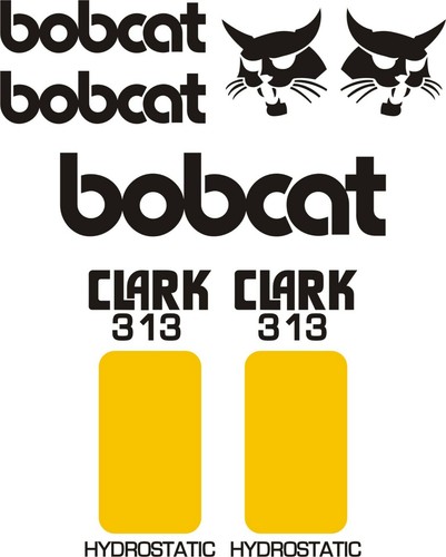 Bobcat clark 313 skid loader - bobcat,